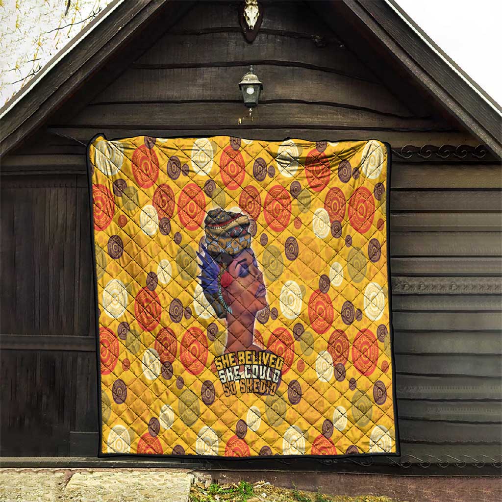 African Women Quilt She Believed She Could So She Did DT03