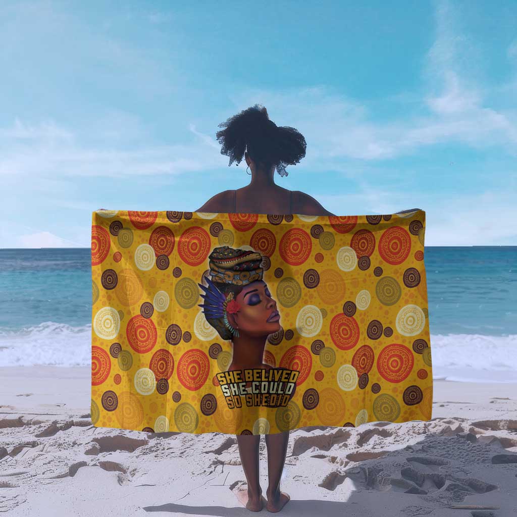 African Women Sarong She Believed She Could So She Did DT03