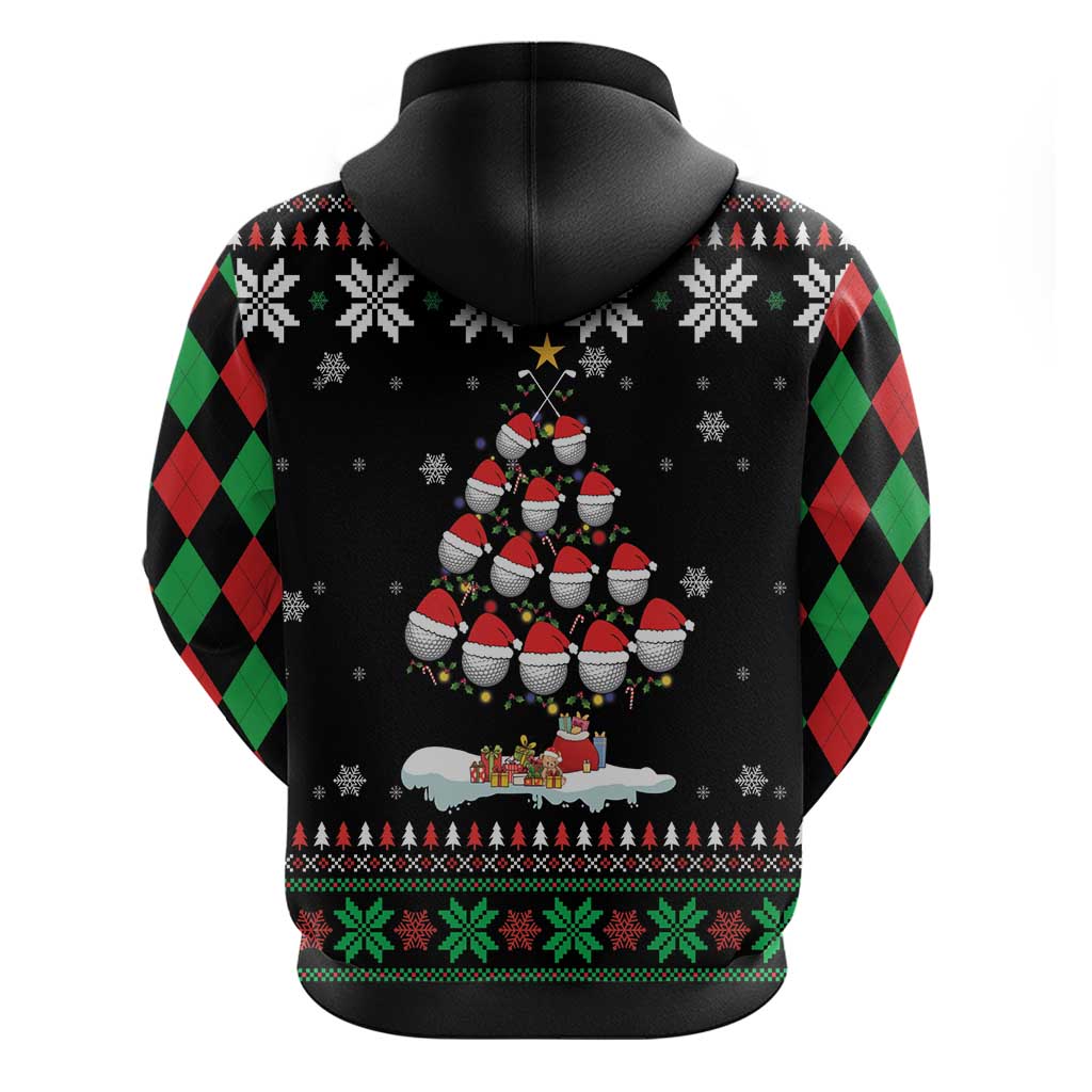 Golf Christmas Tree Snow Hoodie DT03