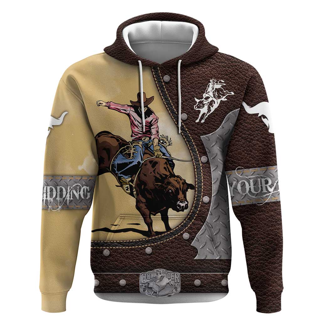 Bull Riding Hoodie Cowboy Courage Rodeo DT03