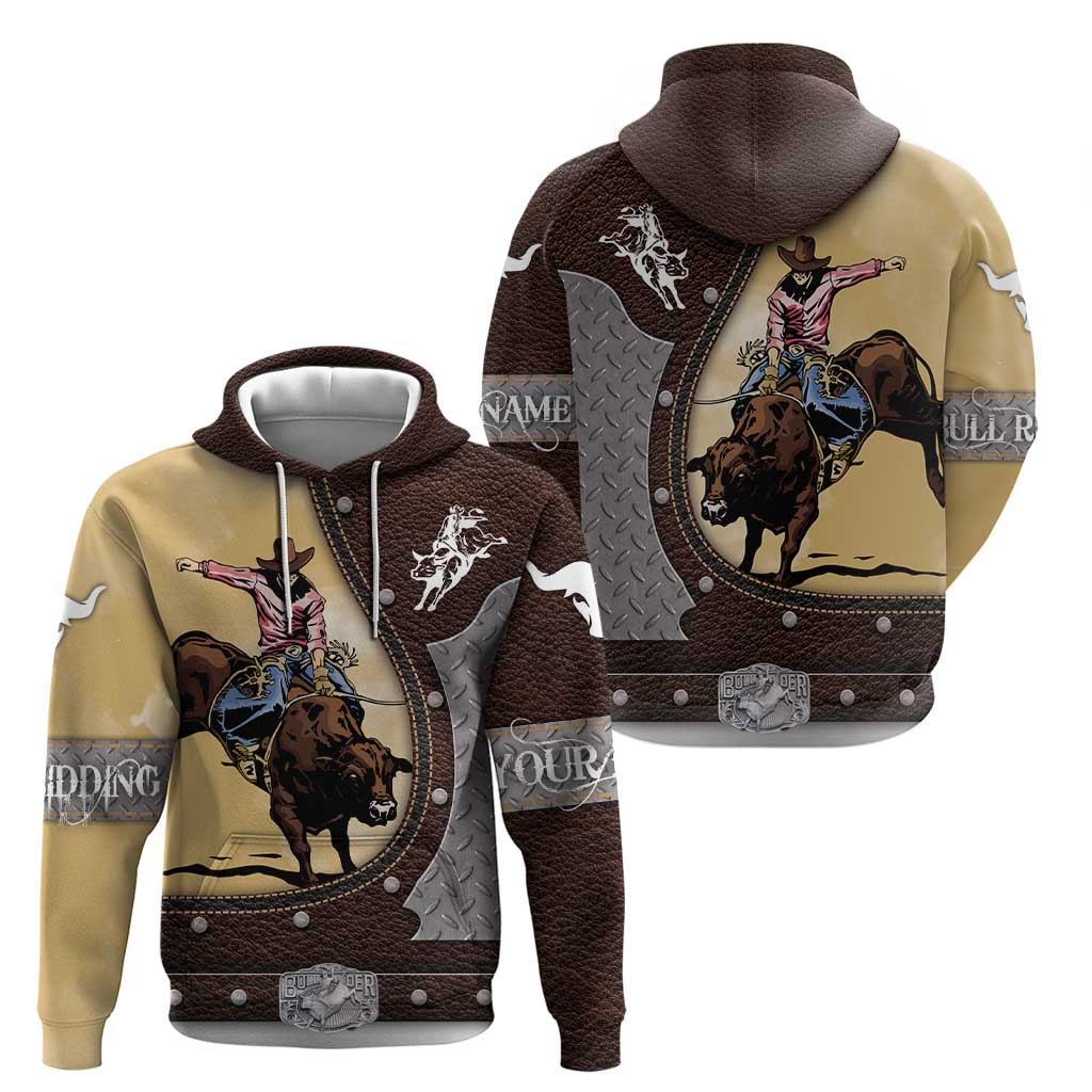 Bull Riding Hoodie Cowboy Courage Rodeo DT03