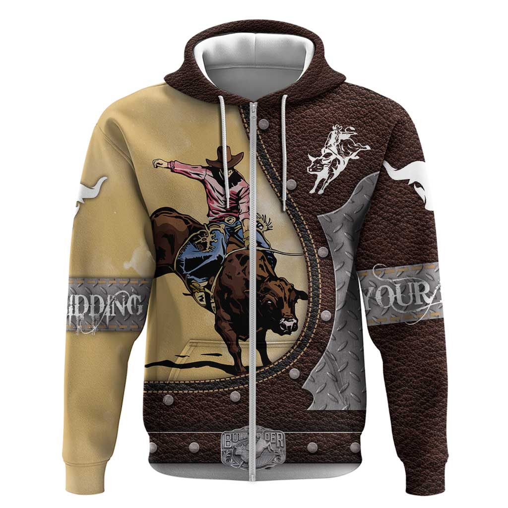 Bull Riding Hoodie Cowboy Courage Rodeo DT03
