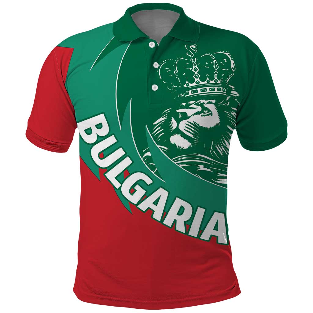 Bulgaria Lion Polo Shirt Bulgarian Coat Of Arms DT03