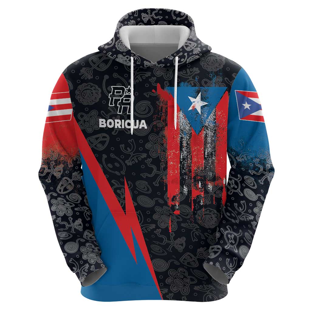 Puerto Rico Hoodie Boricua PR Flag Style DT03