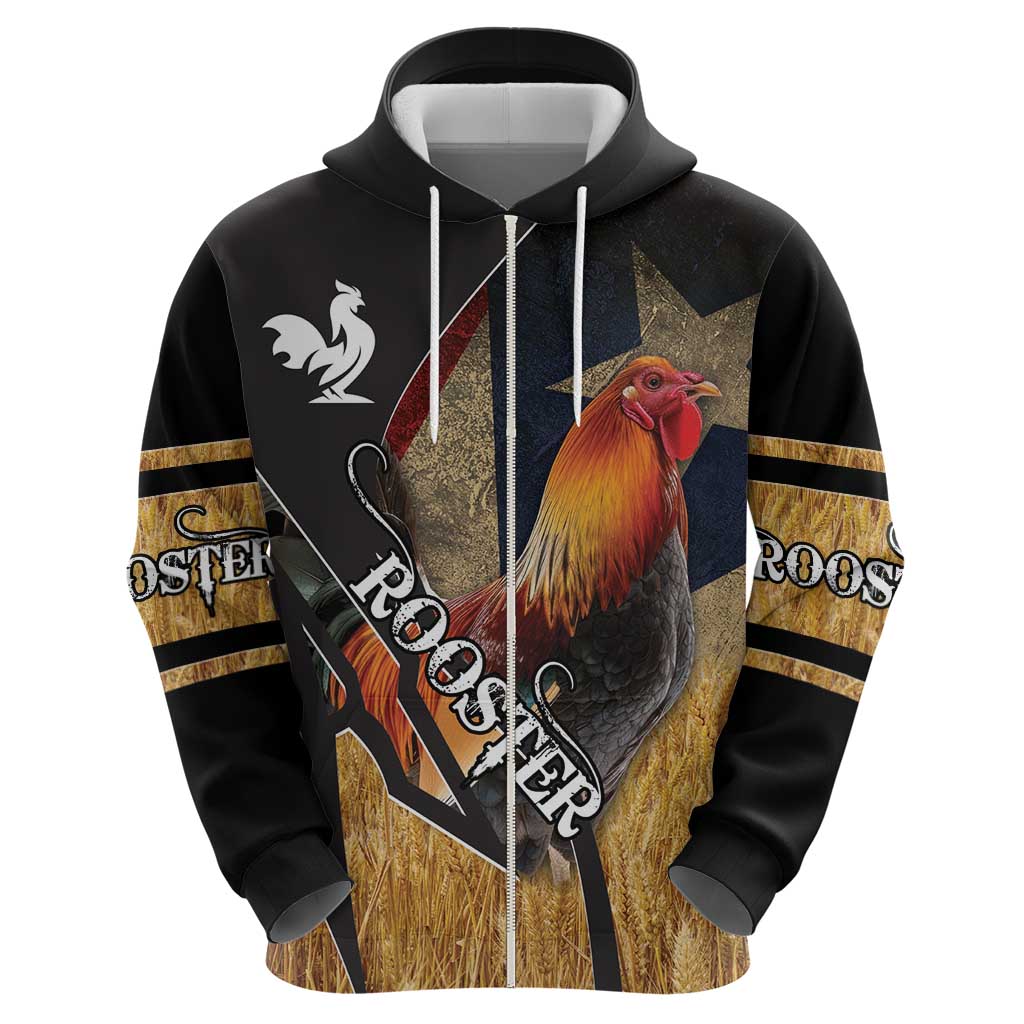 Puerto Rico Rooster Hoodie Gallo Boricua DT03