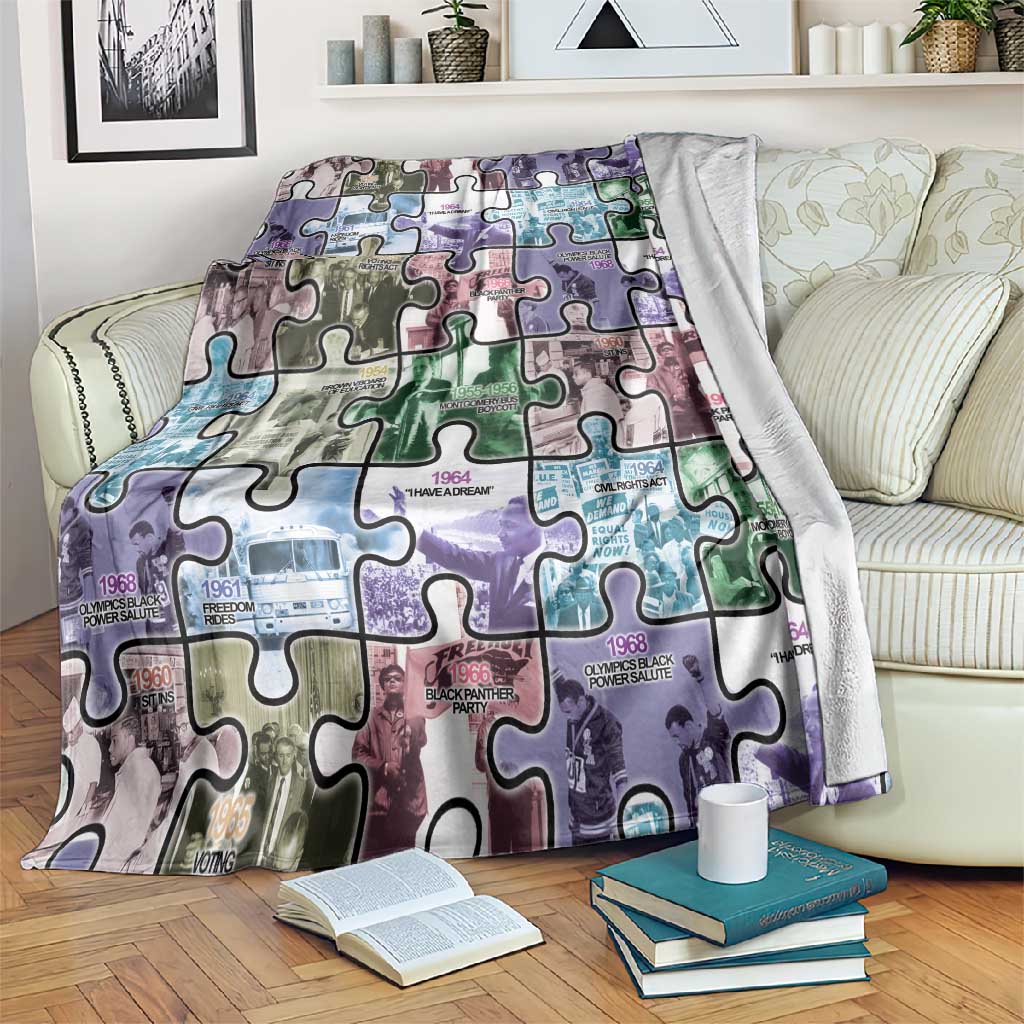 African American Blanket The Civil Rights Journey in Puzzle DT03