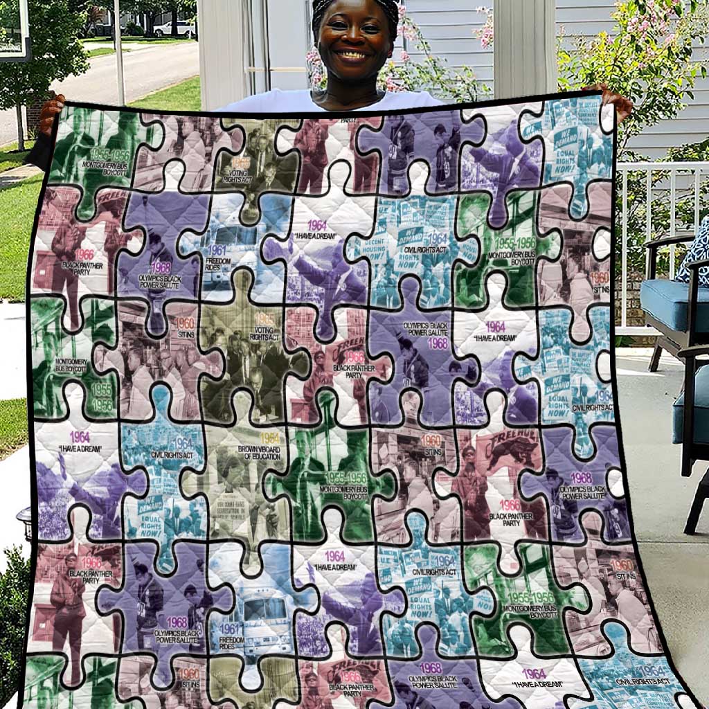 African American Quilt The Civil Rights Journey in Puzzle DT03