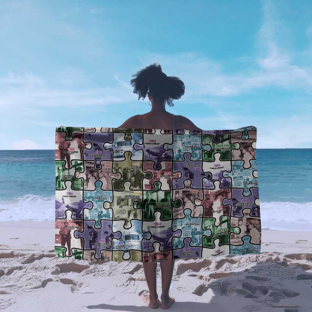 African American Sarong The Civil Rights Journey in Puzzle DT03