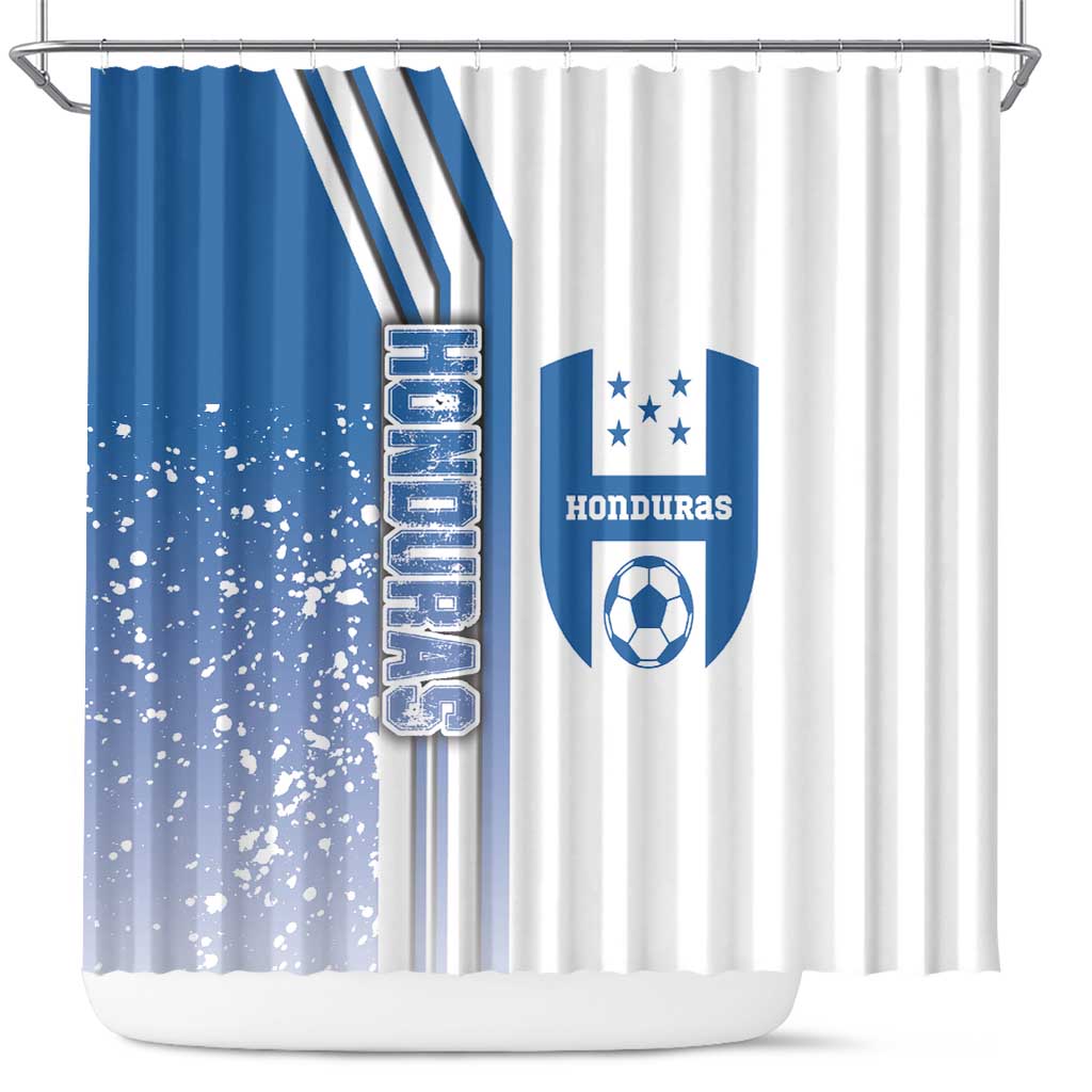 Honduras Football Shower Curtain Los Catrachos Soccer - Road To Champion DT03