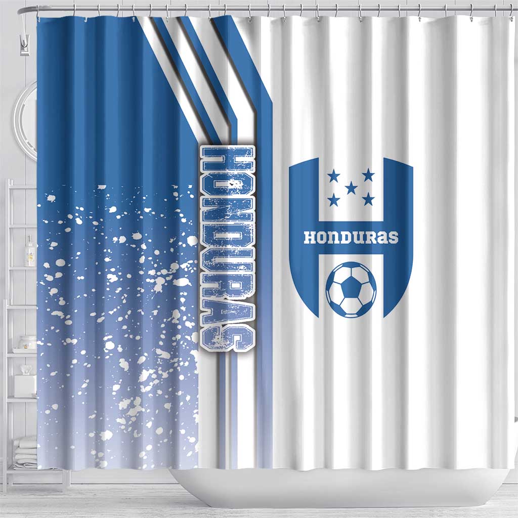 Honduras Football Shower Curtain Los Catrachos Soccer - Road To Champion DT03