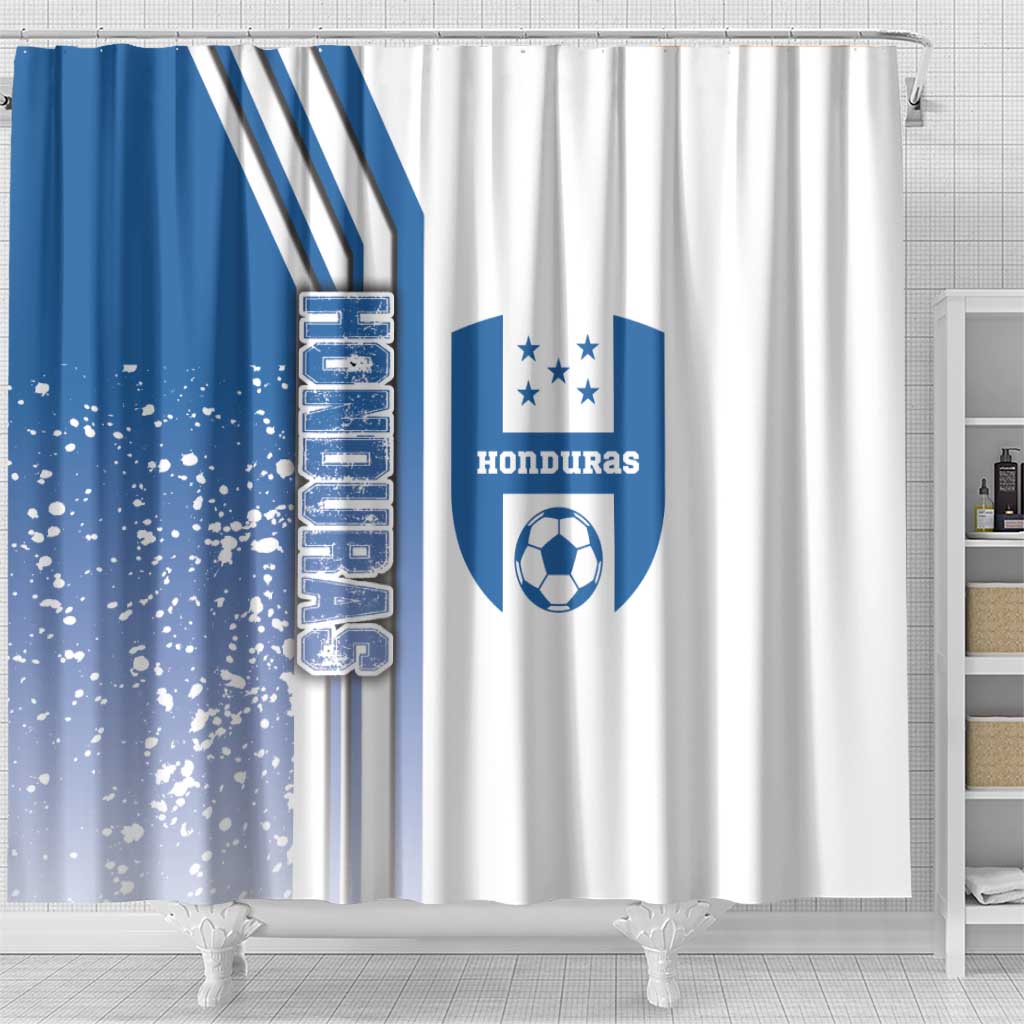 Honduras Football Shower Curtain Los Catrachos Soccer - Road To Champion DT03