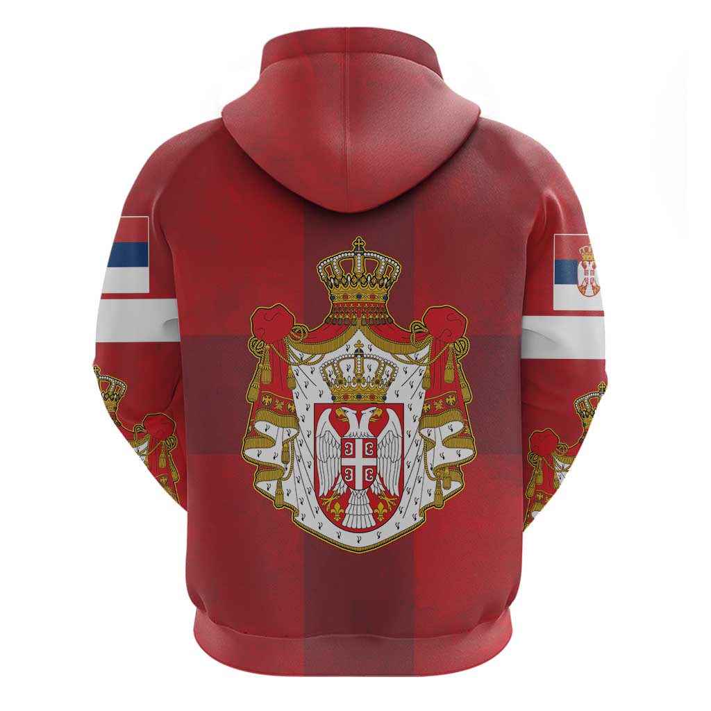 Serbia Hoodie Serbian Cross Eagle Tattoo DT03
