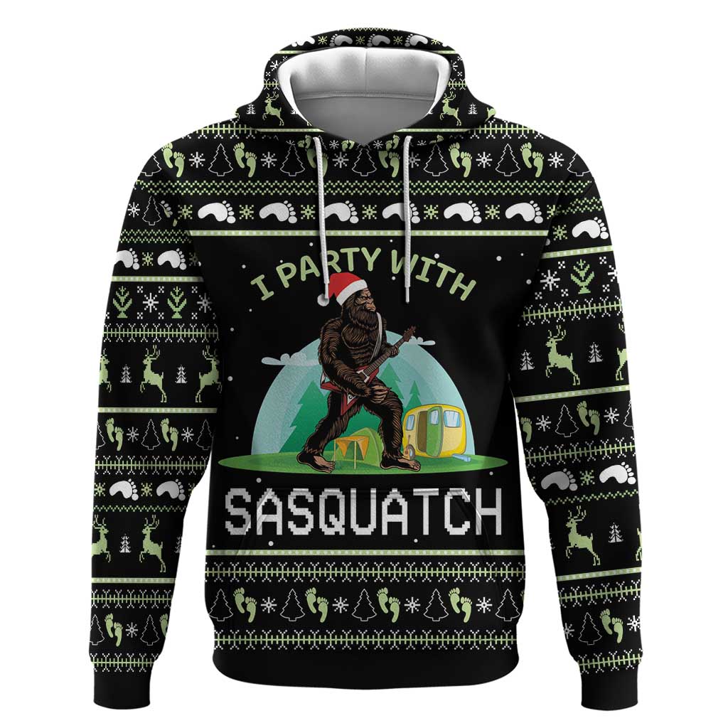 I'm Party With Sasquatch Camping Hoodie I'm Party With Sasquatch DT03