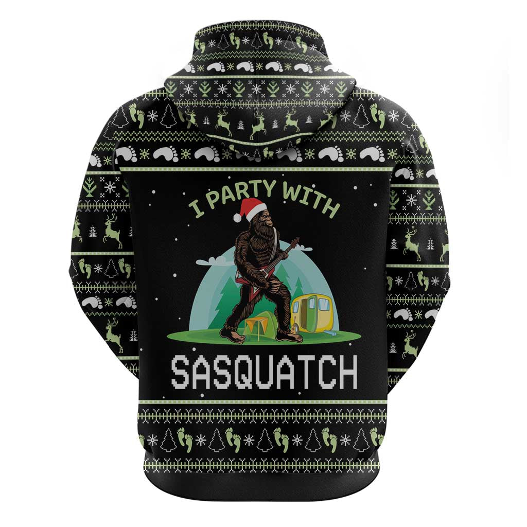 I'm Party With Sasquatch Camping Hoodie I'm Party With Sasquatch DT03
