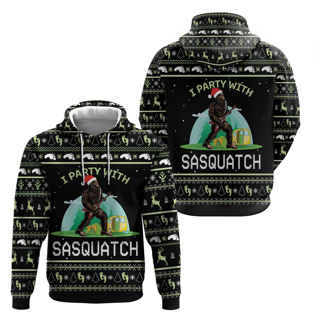 I'm Party With Sasquatch Camping Hoodie I'm Party With Sasquatch DT03