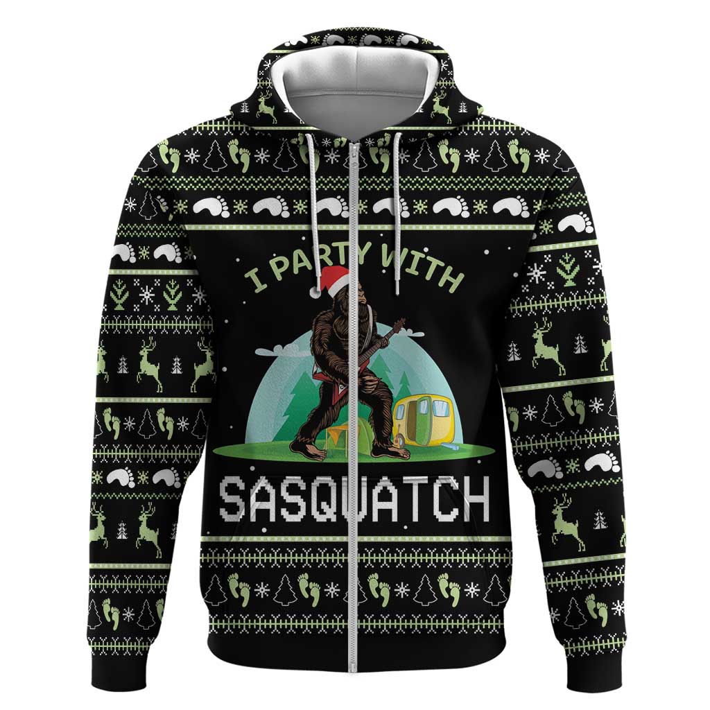I'm Party With Sasquatch Camping Hoodie I'm Party With Sasquatch DT03
