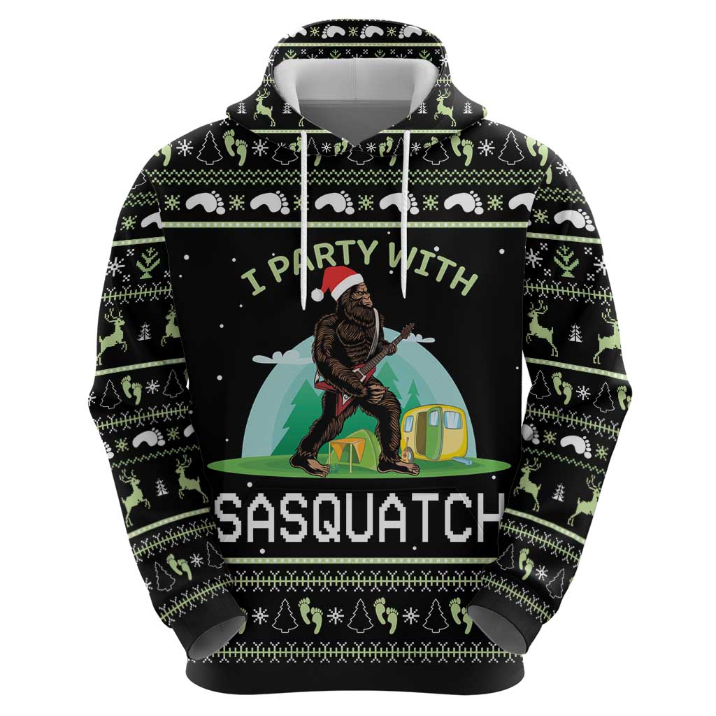 I'm Party With Sasquatch Camping Hoodie I'm Party With Sasquatch DT03