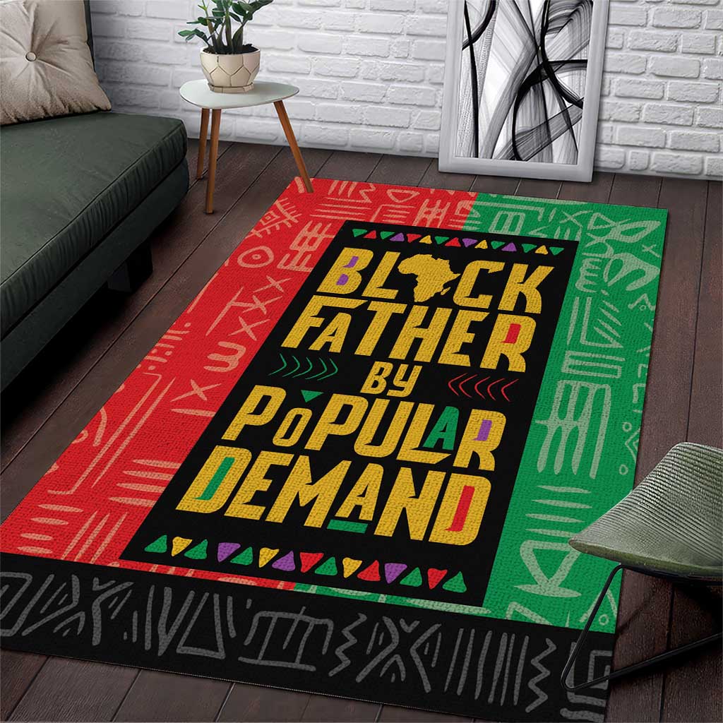 Black Father By Popular Demand Area Rug African Art DT03