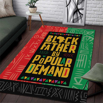 Black Father By Popular Demand Area Rug African Art DT03