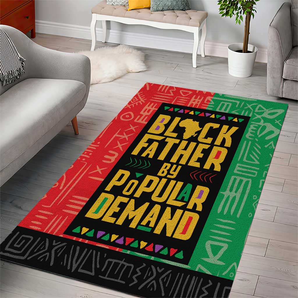 Black Father By Popular Demand Area Rug African Art DT03