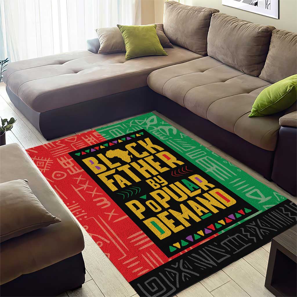 Black Father By Popular Demand Area Rug African Art DT03