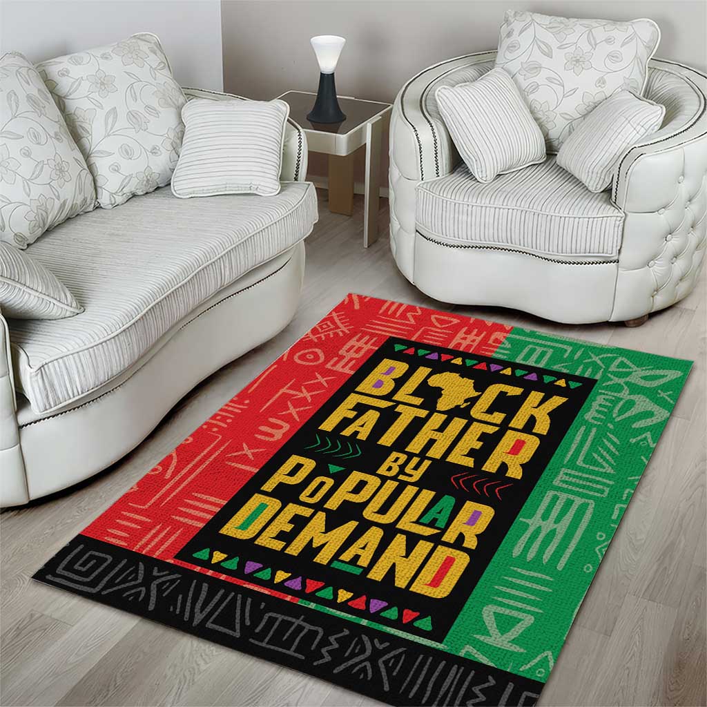 Black Father By Popular Demand Area Rug African Art DT03