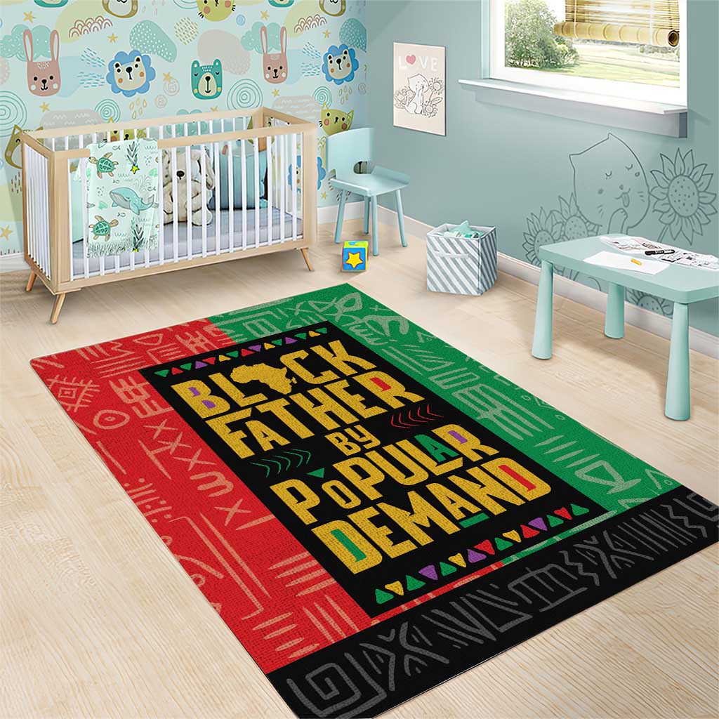 Black Father By Popular Demand Area Rug African Art DT03