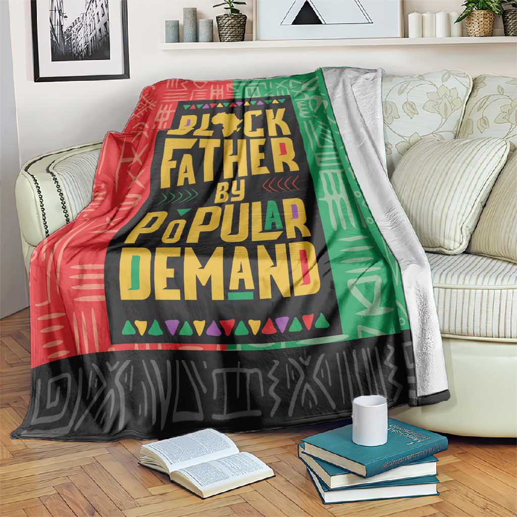 Black Father By Popular Demand Blanket African Art DT03