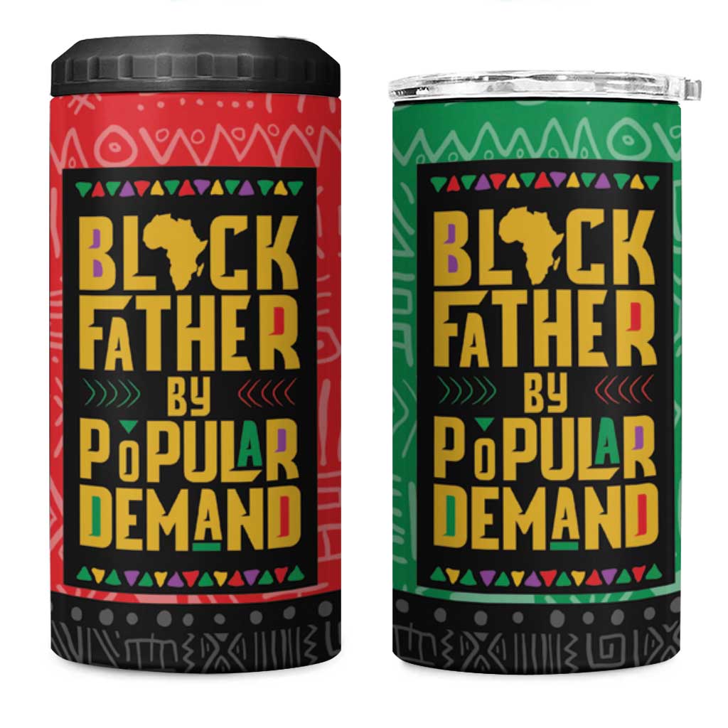 Black Father By Popular Demand 4 in 1 Can Cooler Tumbler African Art DT03
