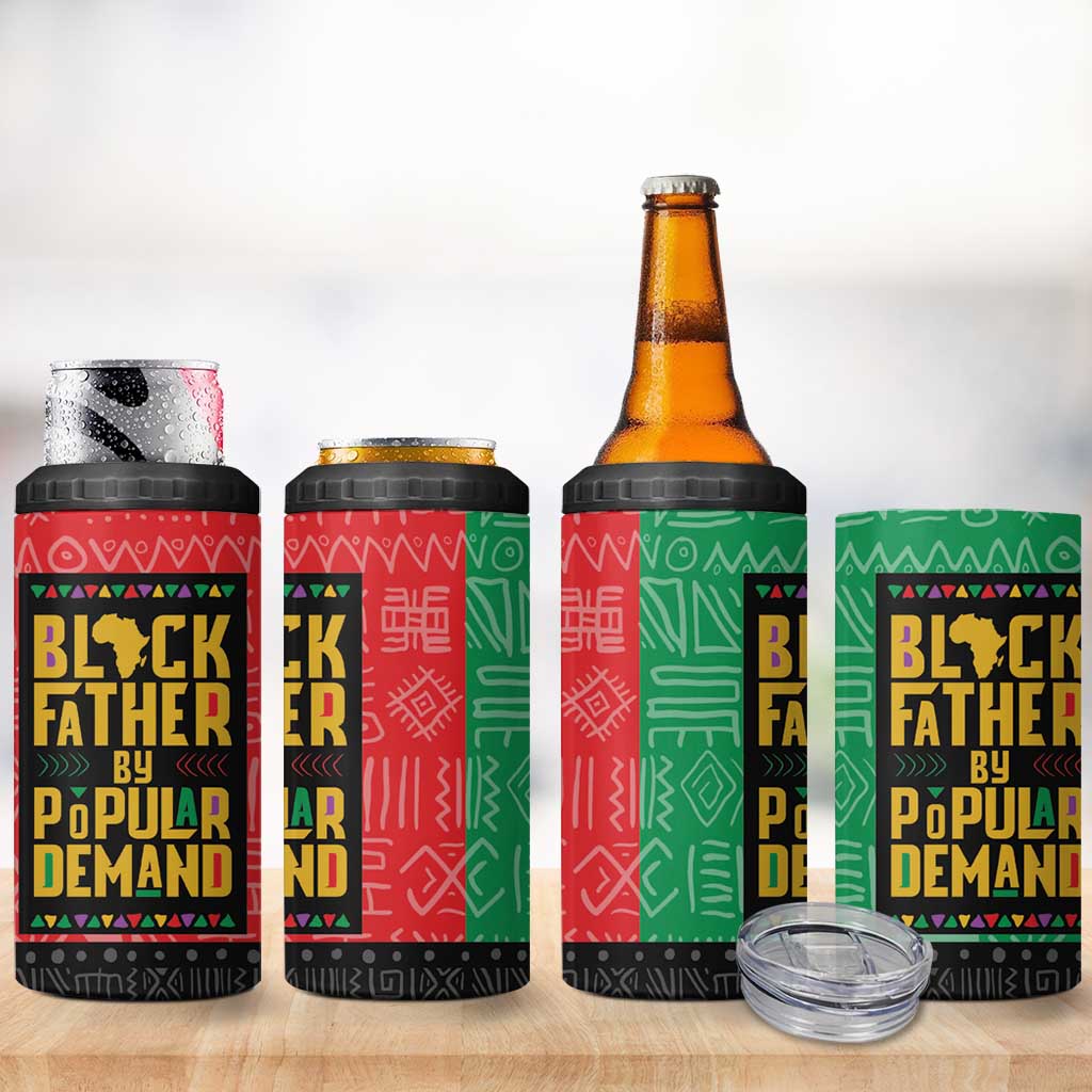 Black Father By Popular Demand 4 in 1 Can Cooler Tumbler African Art DT03