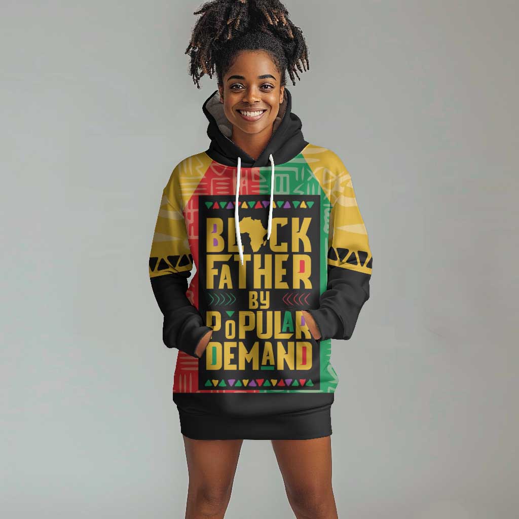 Black Father By Popular Demand Hoodie Dress African Art DT03