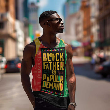 Black Father By Popular Demand Men Tank Top African Art DT03