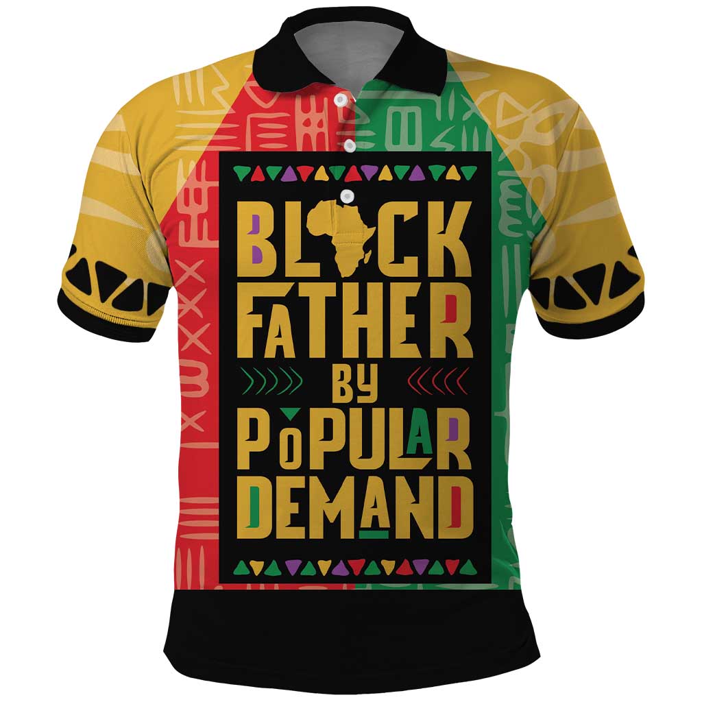 Black Father By Popular Demand African Polo Shirt DT03