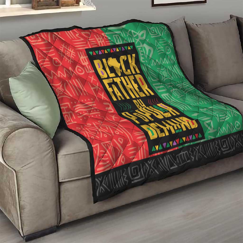 Black Father By Popular Demand Quilt African Art DT03