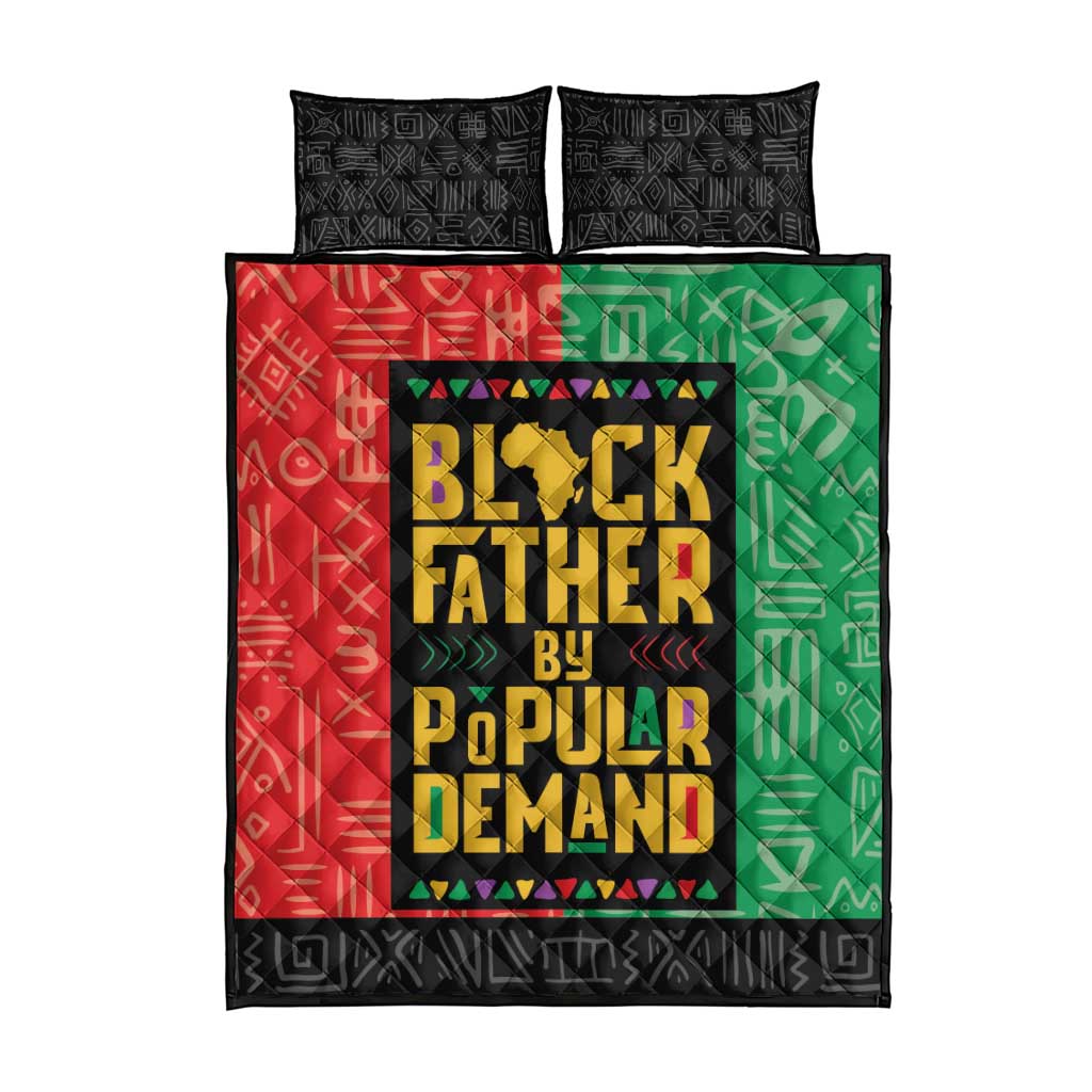 Black Father By Popular Demand Quilt Bed Set African Art DT03