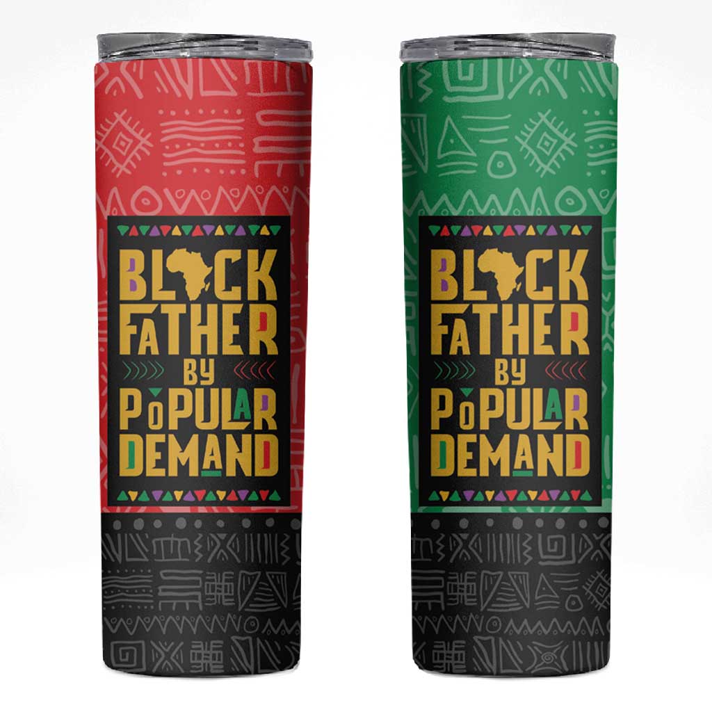Black Father By Popular Demand Skinny Tumbler African Art DT03
