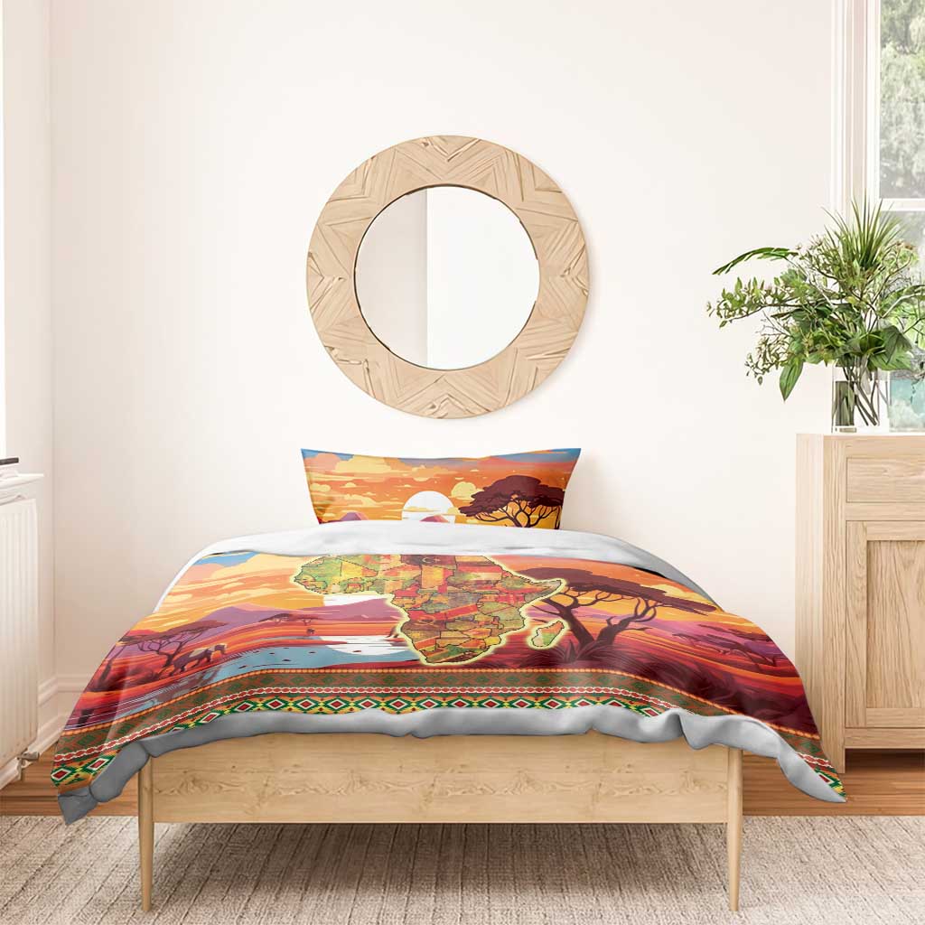 African Christmas Bedding Set Afro Heritage and Celebrated DT03
