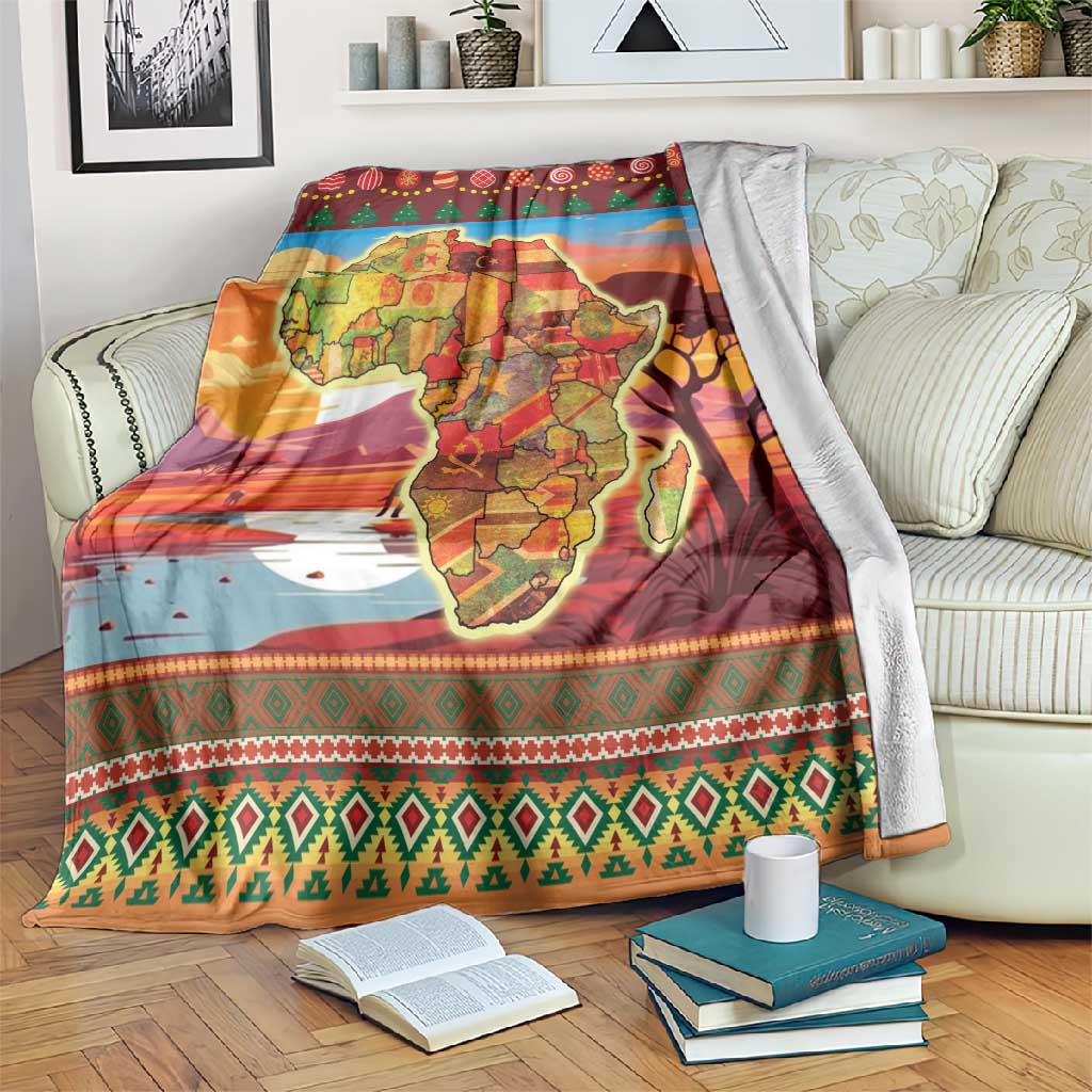 African Christmas Blanket Afro Heritage and Celebrated DT03