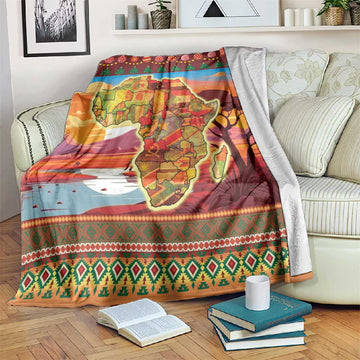 African Christmas Blanket Afro Heritage and Celebrated DT03