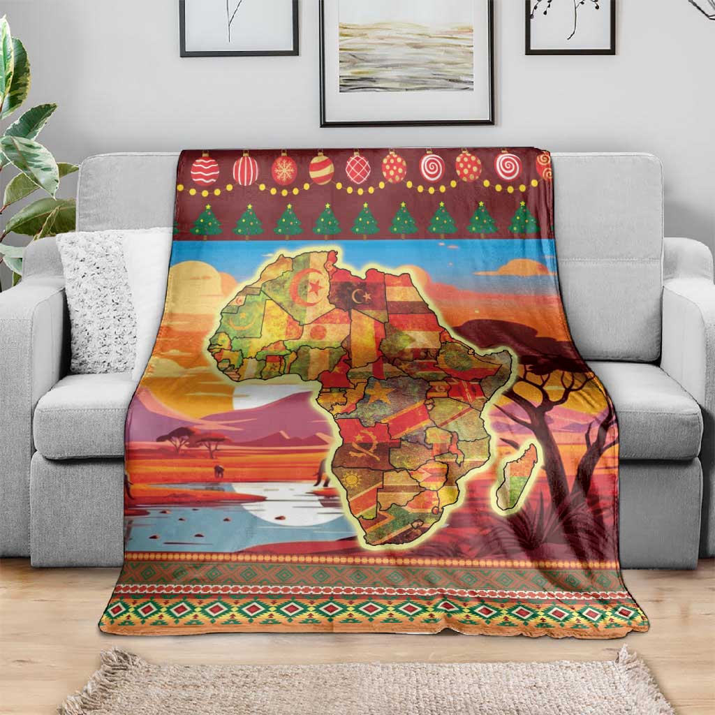 African Christmas Blanket Afro Heritage and Celebrated DT03
