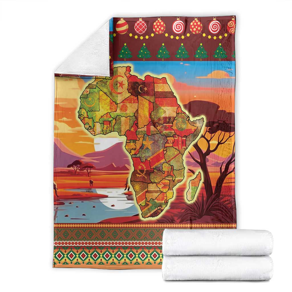 African Christmas Blanket Afro Heritage and Celebrated DT03