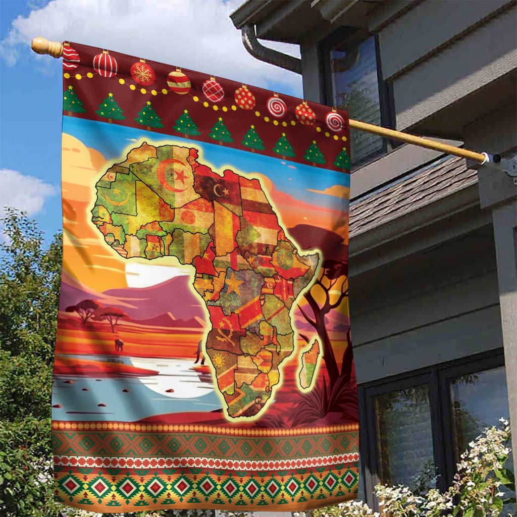 African Christmas Garden Flag Afro Heritage and Celebrated DT03