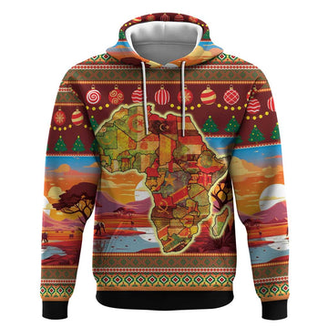African Heritage and Celebrated Christmas Hoodie DT03