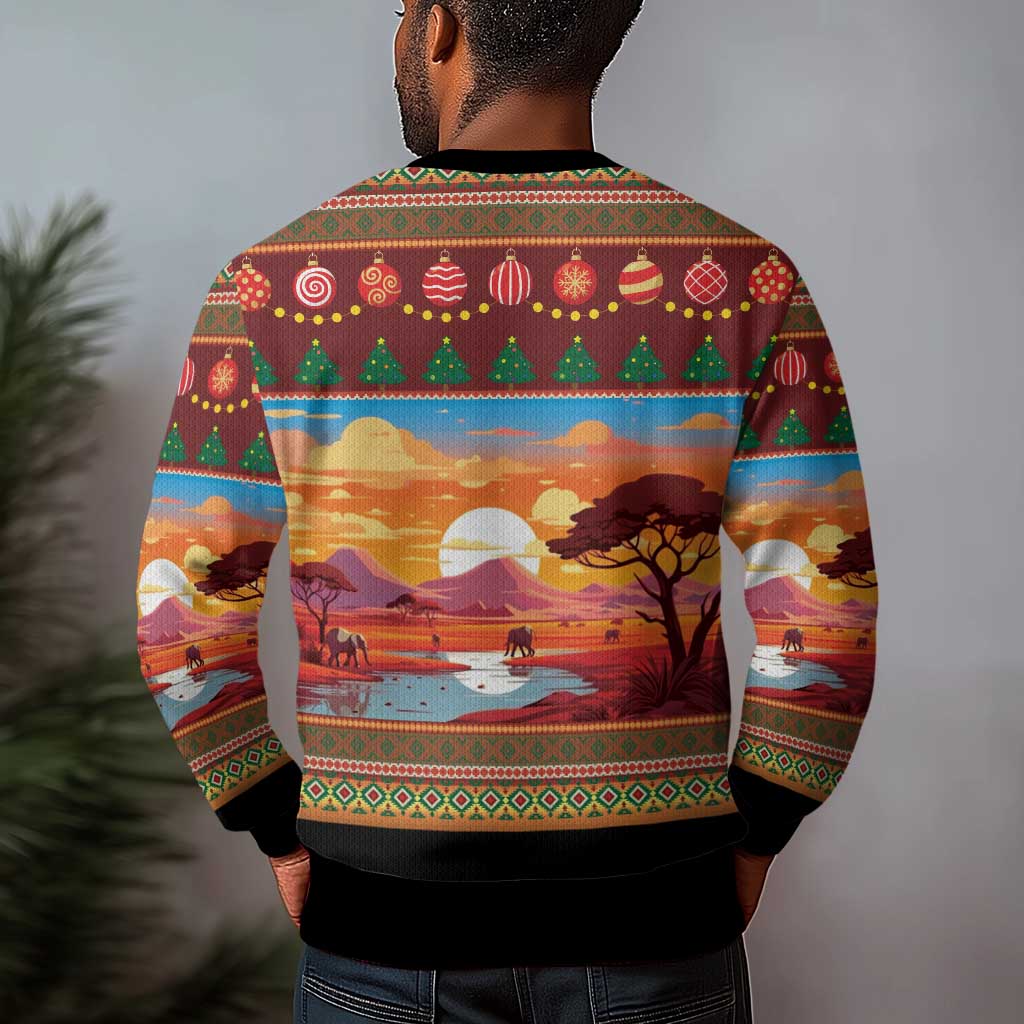 African Christmas Ugly Christmas Sweater Afro Heritage and Celebrated DT03