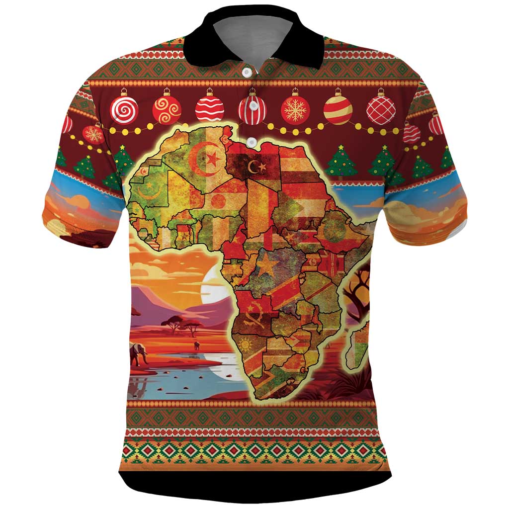 African Heritage and Celebrated Christmas Polo Shirt DT03
