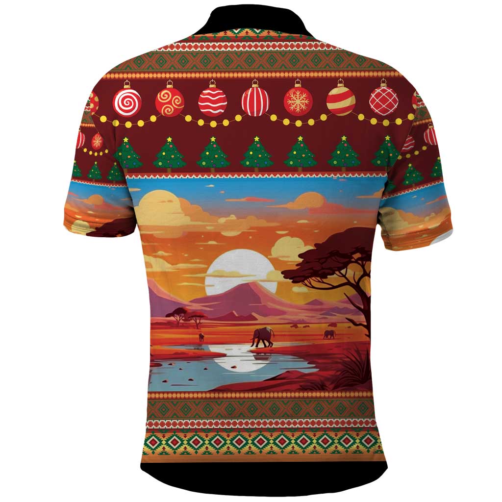 African Heritage and Celebrated Christmas Polo Shirt DT03