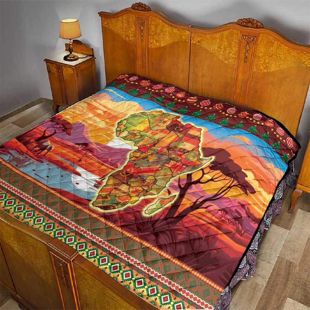 African Christmas Quilt Afro Heritage and Celebrated DT03