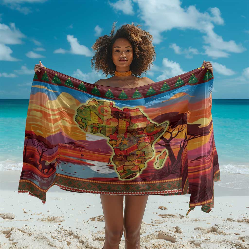 African Christmas Sarong Afro Heritage and Celebrated DT03