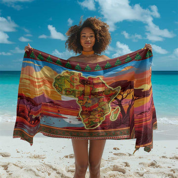 African Christmas Sarong Afro Heritage and Celebrated DT03
