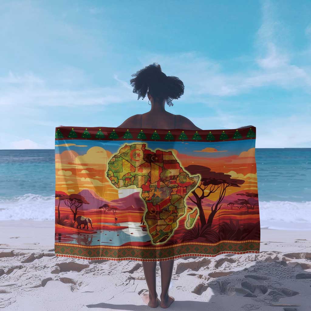 African Christmas Sarong Afro Heritage and Celebrated DT03
